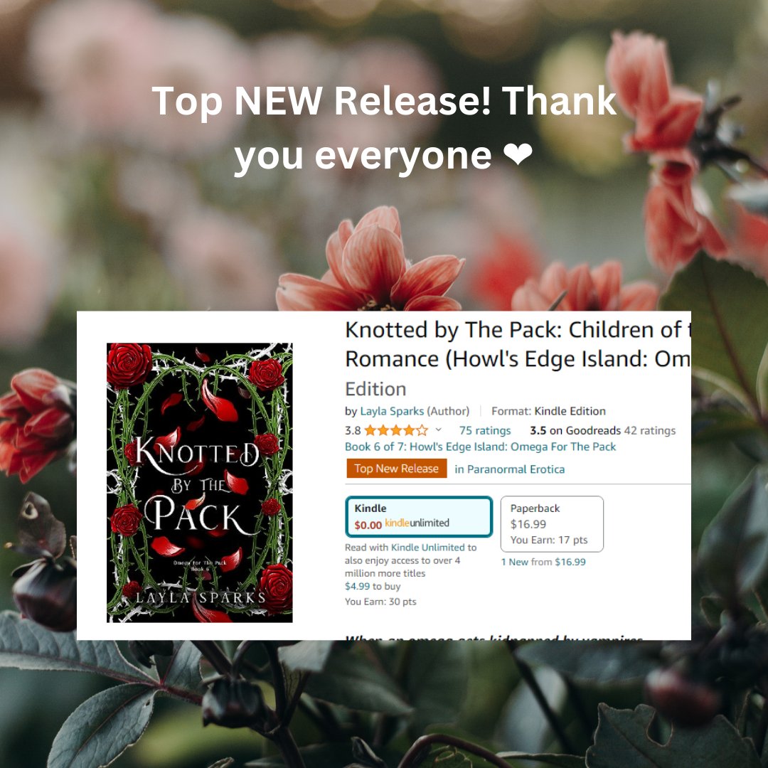 LaylaSparks7's tweet photo. I am in shock...
#booktok #romancebooks #readersoftwitter #paranormalromance #bookstagram #BooksWorthReading #BOOKERS #newreleases https://t.co/3J8Dtez6kz