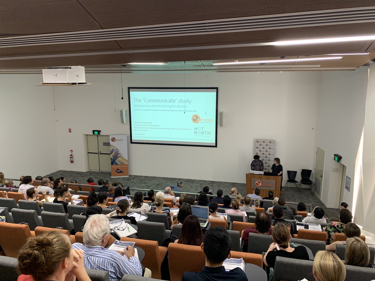Found this pic from the inaugural First Nations Health Communication Symposium in 2019. Full house! EOI's to present your work at the 2023 Symposium close today (4th Aug). This year's theme is 'Preparing for our future'. menzies.edu.au/page/News_and_… @MenziesResearch @AnzcAorg @cdu_ni