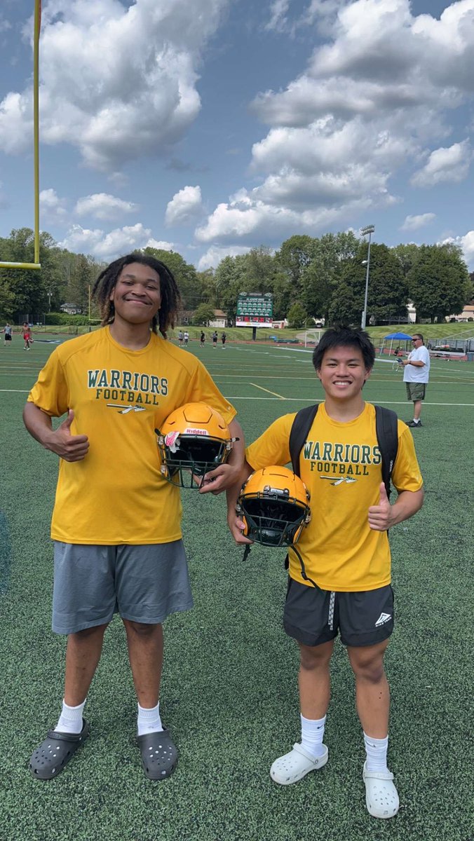 CydellSanchez's tweet photo. I am beyond grateful to have attended the Nichols camp today with @Jkhuc13 and receive an offer to play at the next level at Nichols College! @CoachG45_ https://t.co/lTUYsRS5zE
