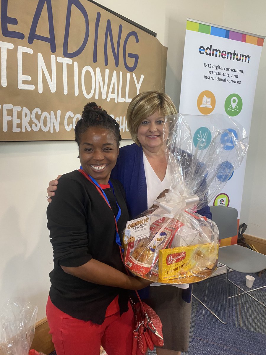 Cyndi_Chancery's tweet photo. A great day at the Back-To-School Conference! Here are more photos of the prize winners and fun! Thank you @JEFCOED for your partnership and allowing us the opportunity to celebrate your educators! @edmentum @orush2 @angelajw97 @LeslieCRichard2 @rockford1975  @LauraBr70334579 https://t.co/Opy3BbGLO3