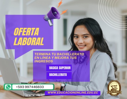 JePeEc's tweet photo. Oferta laboral - mejora tus ingresos 🧑‍🎓 Matrículas abiertas  !! Tu tiempo es HOY !! Termina tu Bachillerato VIRTUAL, 👨 sin horario 👈, sin clases, con: autoaprendizaje, 👩‍🎓 plan y módulo de estudio, ayudantes virtuales 💻, videos, grupos de estudio  y tutores digitales  @Eol3Ec https://t.co/1ntwqmuPIS