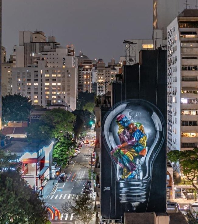 kobrastreetart's tweet photo. ‘Seja Luz’ é o nome deste  trabalho em SP. Peço que repensemos nossos conceitos e que possamos apresentar nossas soluções ao mundo, que nunca esteve tão necessitado de respostas para questões cruciais. Se há trevas, que sejamos luz. https://t.co/9D9aiR8DAd