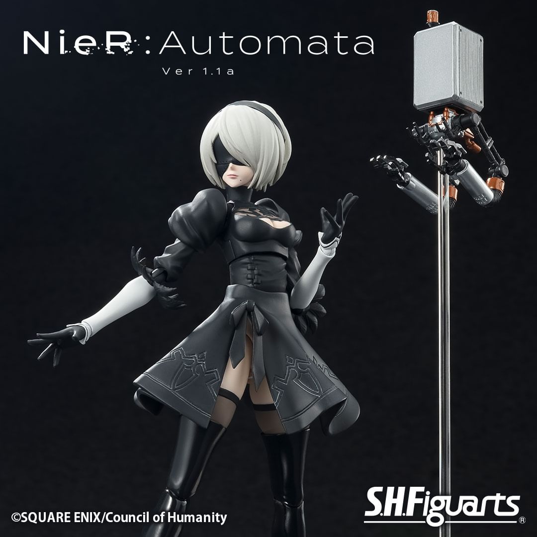 The latest addition to the S.H.Figuarts lineup. From “NieR