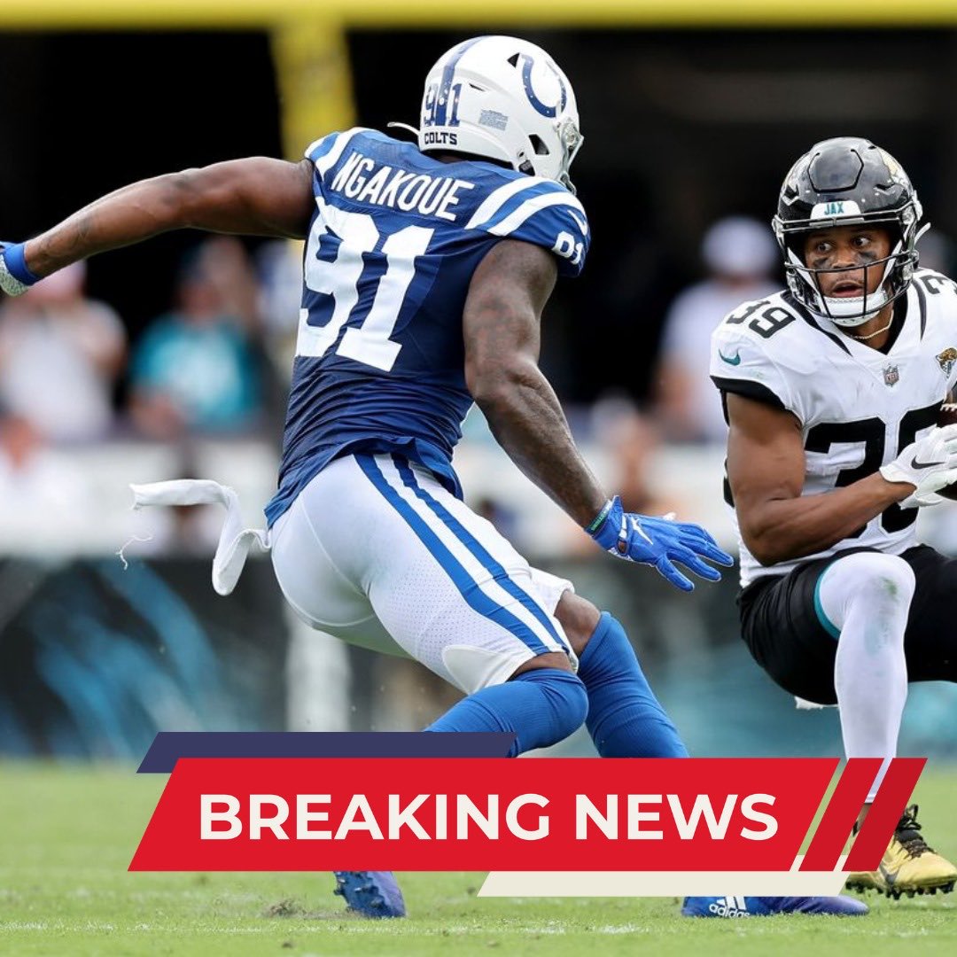 MySportsUpdate's tweet photo. A FA deal: The #Bears are bolstering their pass-rush, agreeing to a deal with DE Yannick Ngakoue, per multiple reports. Ngakoue has totaled 19.5 sacks over the last two seasons with Las Vegas and Indianapolis. https://t.co/Z3LBtghw32