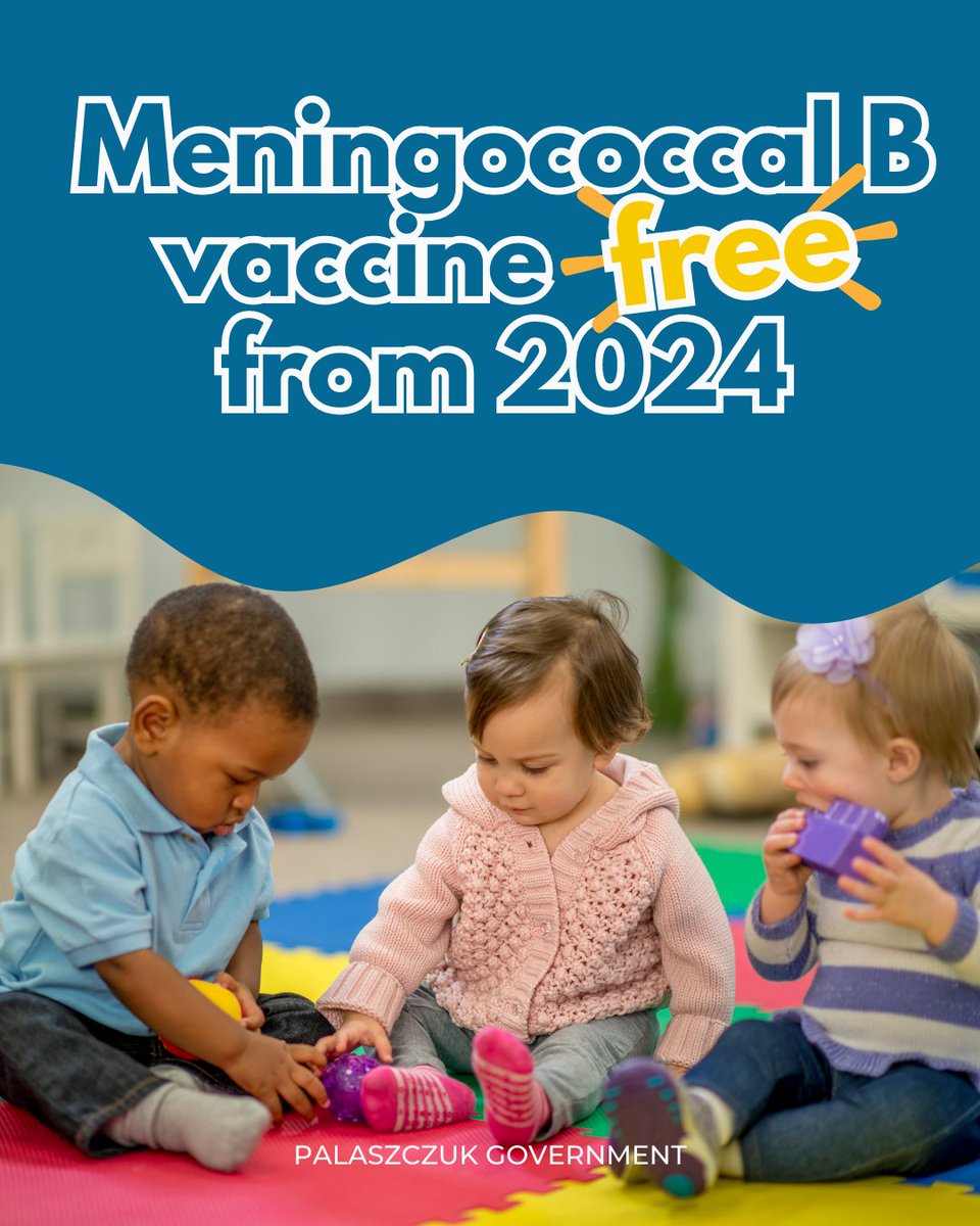 Meningococcal B (MenB) can cause significant illness, disability and sadly, death. That’s why we’re making the MenB vaccine free for infants, children under the age of two, and adolescents aged 15 to 19 years from 2024. #health #families #vaccination