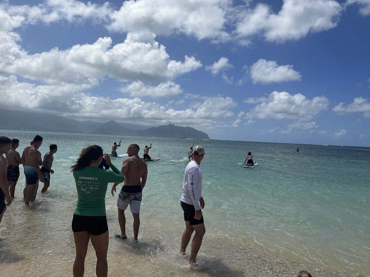 Marine, Sailors, and families of MWSS-174 gathered on 28 July at Hale Koa Beach aboard MCBH for the annual Gryphon Family Day and Beach Bash.  The Gryphon Ohana is essential to the Squadron's readiness and will be an area that continues to thrive in future events to come.