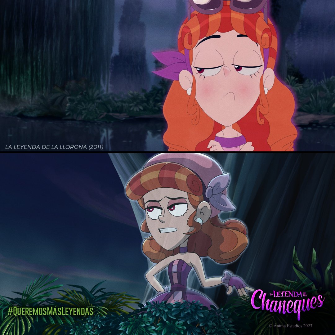 helloanima's tweet photo. La evolución de los personajes de #LasLeyendas VOL.1
#LaLeyendaDeLosChaneques🌳🌿👿 en ViX #QueremosMásLeyendas https://t.co/FacfrbfpFG