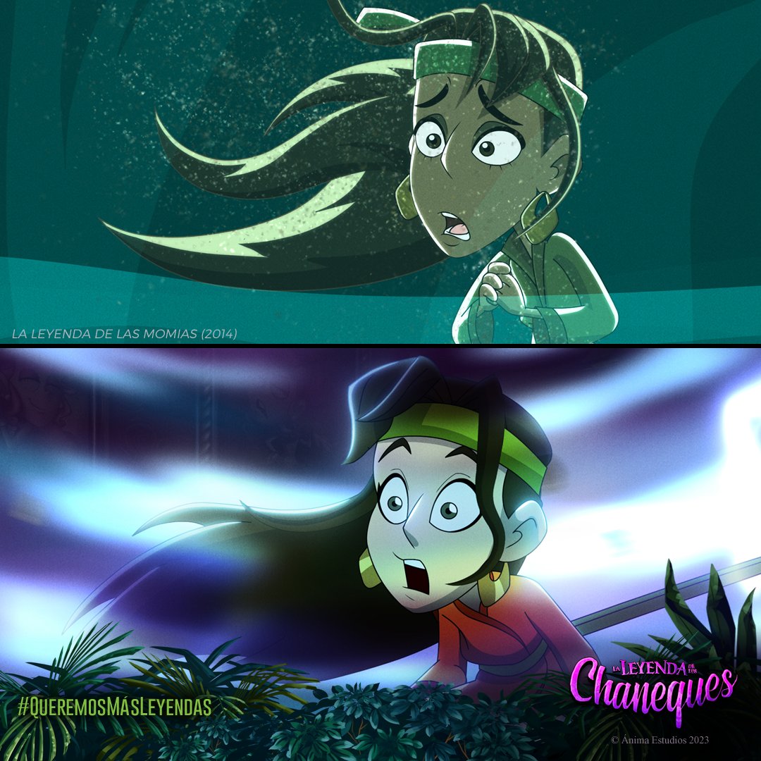 helloanima's tweet photo. La evolución de los personajes de #LasLeyendas VOL.1
#LaLeyendaDeLosChaneques🌳🌿👿 en ViX #QueremosMásLeyendas https://t.co/FacfrbfpFG