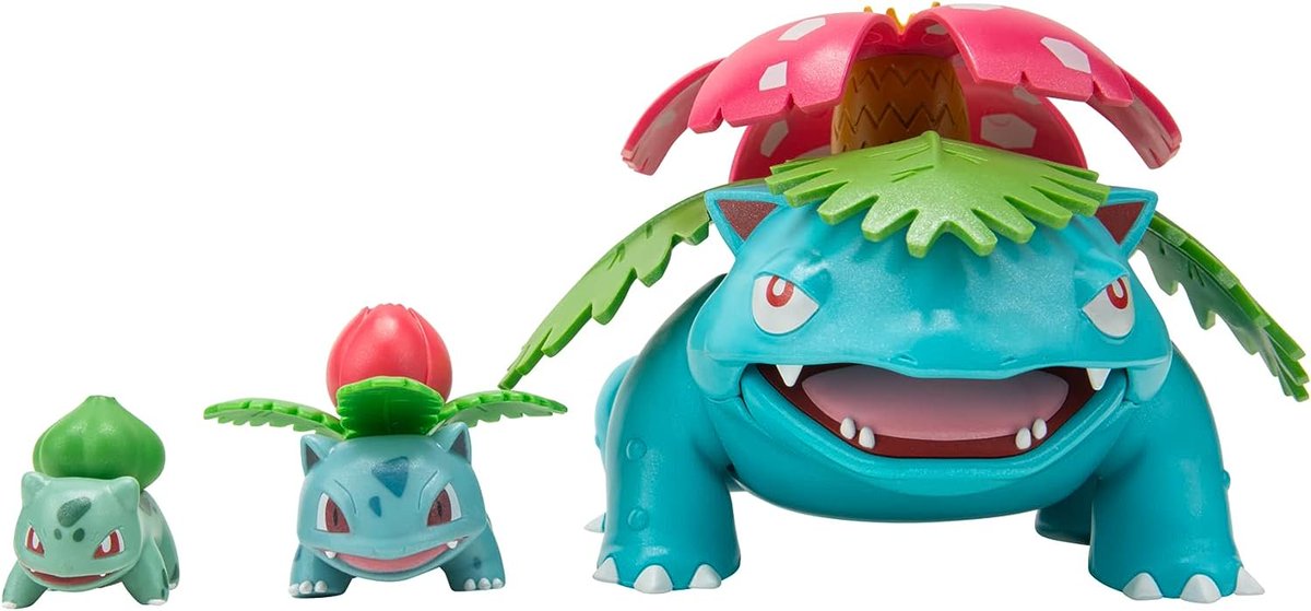 bookstellet's tweet photo. Pokemon Select Evolution 3 Pack - Features 2-Inch Bulbasaur, 3-Inch Ivysaur and 12-Inch Venusaur Battle Figures https://t.co/ozsHn4XoSa via @amazon #pokemon #pok #pokemongo #mon #nintendo #pokemoncommunity #pikachu #pokemoncards #pokemontcg #anime #pokemonart #pokemontrainer #art https://t.co/81HpMFfv9V