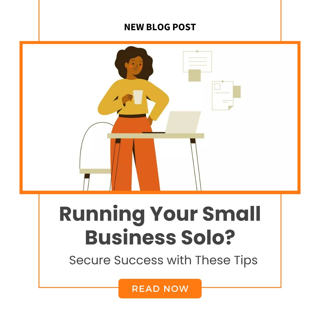 Running a company of one makes you a freelancer, solopreneur, or entrepreneur. No boss, but also no one to turn to for advice or a fresh perspective.

But fear not. You're not alone.

Here are 16 tips to secure success in running your small business solo!
bit.ly/3JGwdcw