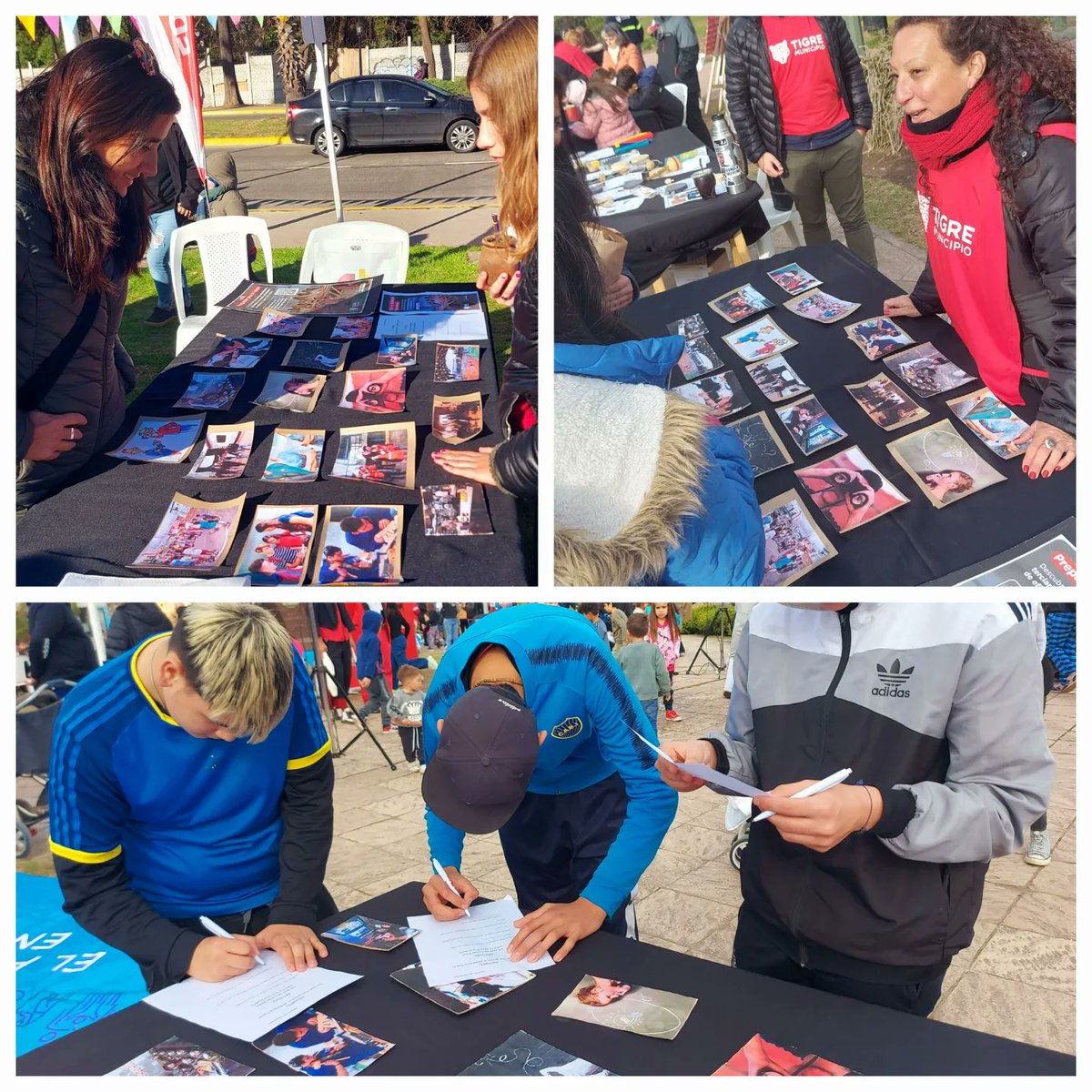 vazquezmontoto's tweet photo. Algunas postales que dejó "Diversión en las Plazas", la iniciativa de la Subsecretaria de Educación de @MunicipioTigre para las vacaciones de invierno. 
"MEMOCIÓN" y "Apuntá tu Emoción" fueron las propuesta del Programa CON-VIVAMOS, junto con el juego de Orientación Vocacional. https://t.co/qqV6eaM5EL