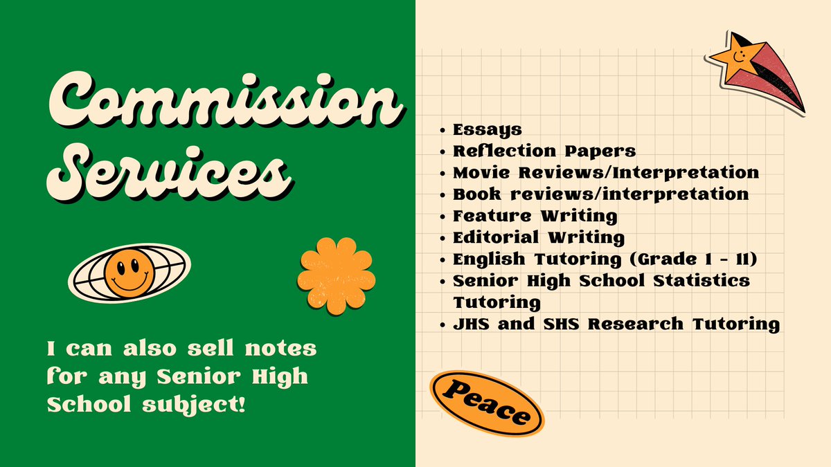 grrororor's tweet photo. I am Athena and I am doing academic commissions to help you achieve success and to lighten your workload!

Rates will be adjusted to your budget since I am doing this to help! 

Send a DM if interested!
#studytwt #studytwtph #academiccomission #academiccommissions https://t.co/m1uAsFKvHg