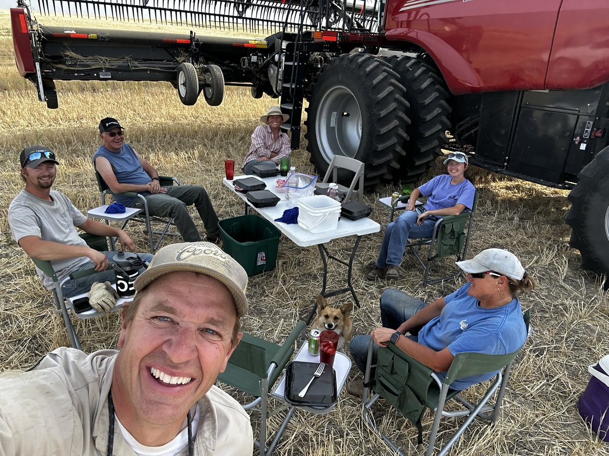 KWInsuranceMT's tweet image. Best part of harvest in a drought 😊 #farming