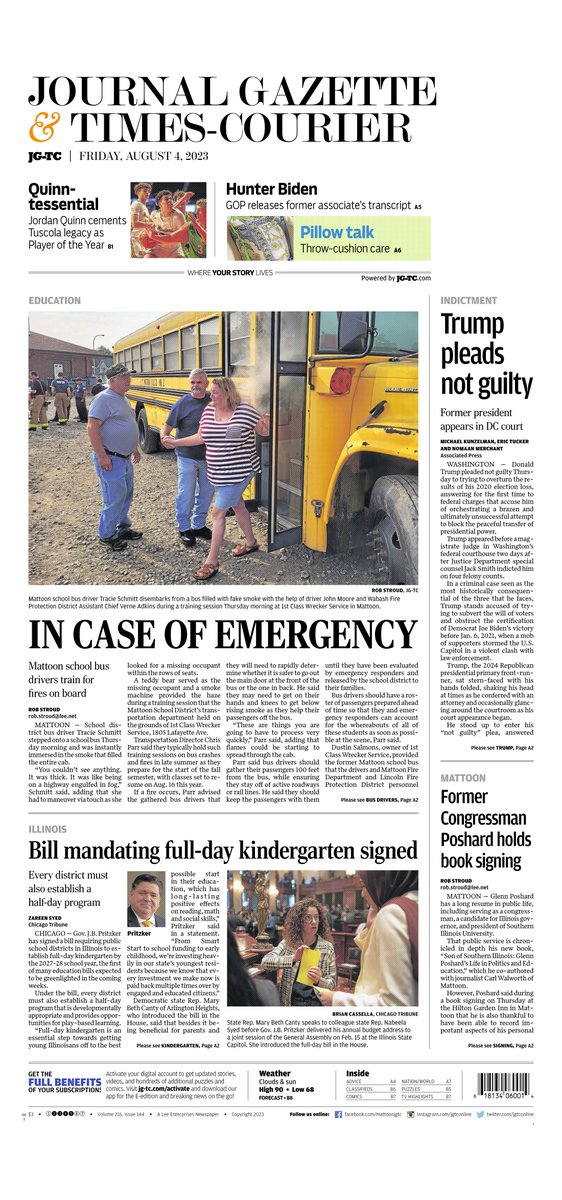 Take a look at Friday’s JG&amp;TC front page. To learn more about our digital subscriptions, go to jg-tc.com/members/join?u…. Unlock all our digital content and support local journalism. #SupportLocalJournalism