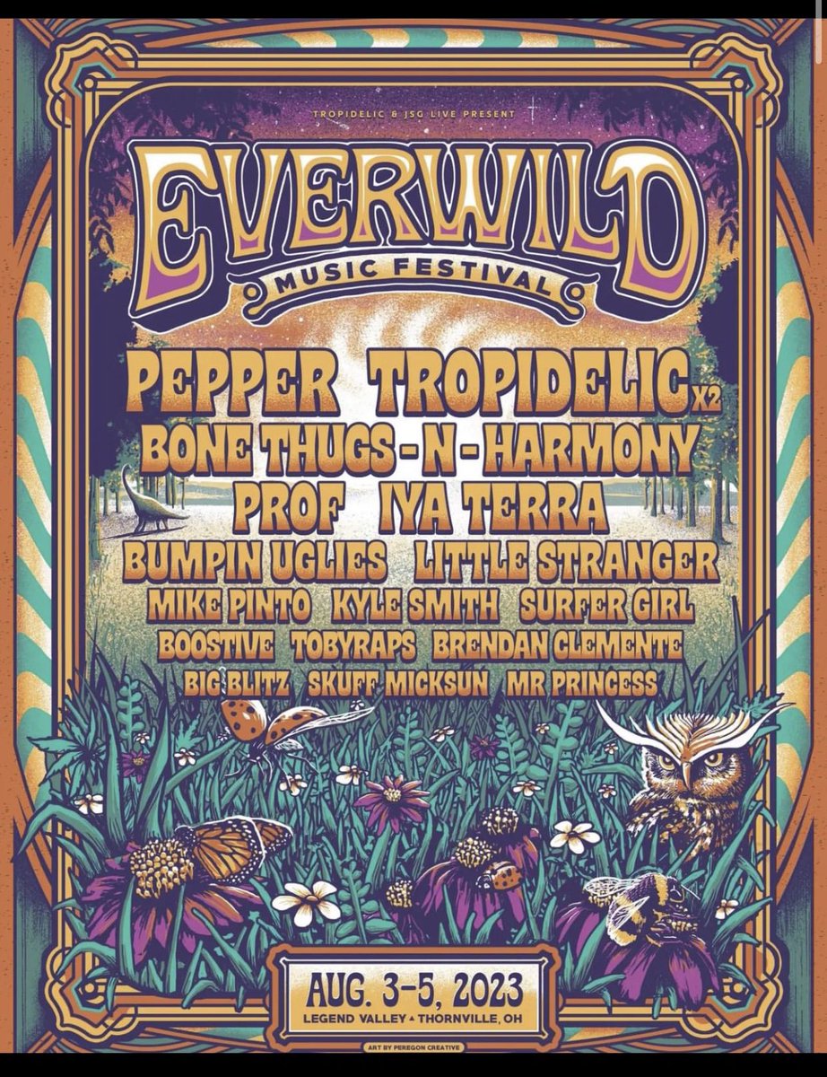 EVERWILD MUSIC FEST! See you tomorrow! I’m on at 4:15 🤟🤘