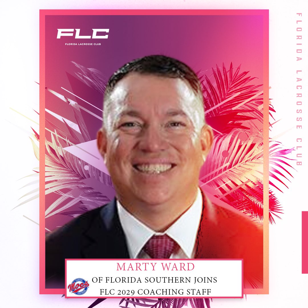 play_flc's tweet photo. We are pleased to announce the addition of Florida Southern College Coach Marty Ward to our class of 2029 coaching staff.
.
.
.
.
#playflc #trainflc #clublacrosse #lacrossecoach #lacrossetraining #lacrosseteam #floridalacrosse #lacrosseboys #lacrossemakesfriends https://t.co/Ez1AE6D8Ju