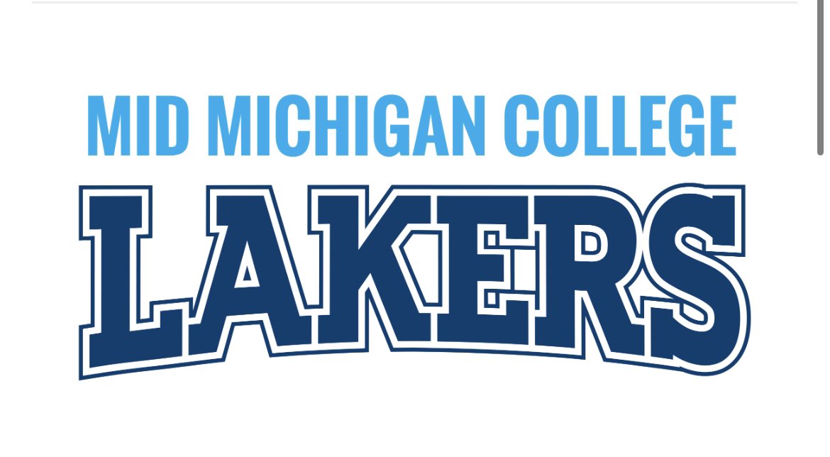 Blessed to receive an offer from Mid Michigan College! Thank you to the entire coaching staff!