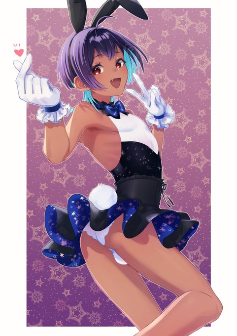 きのう上げるの忘れてたバニーとパンツに間に合わなかったやつ🐰 