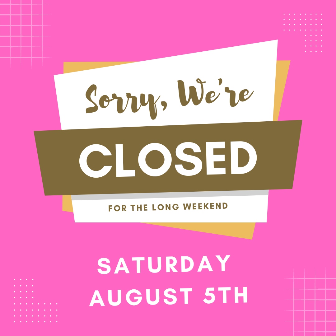 The Rossland Library will be closed Saturday August 5th for the long weekend. We will see you Tuesday!