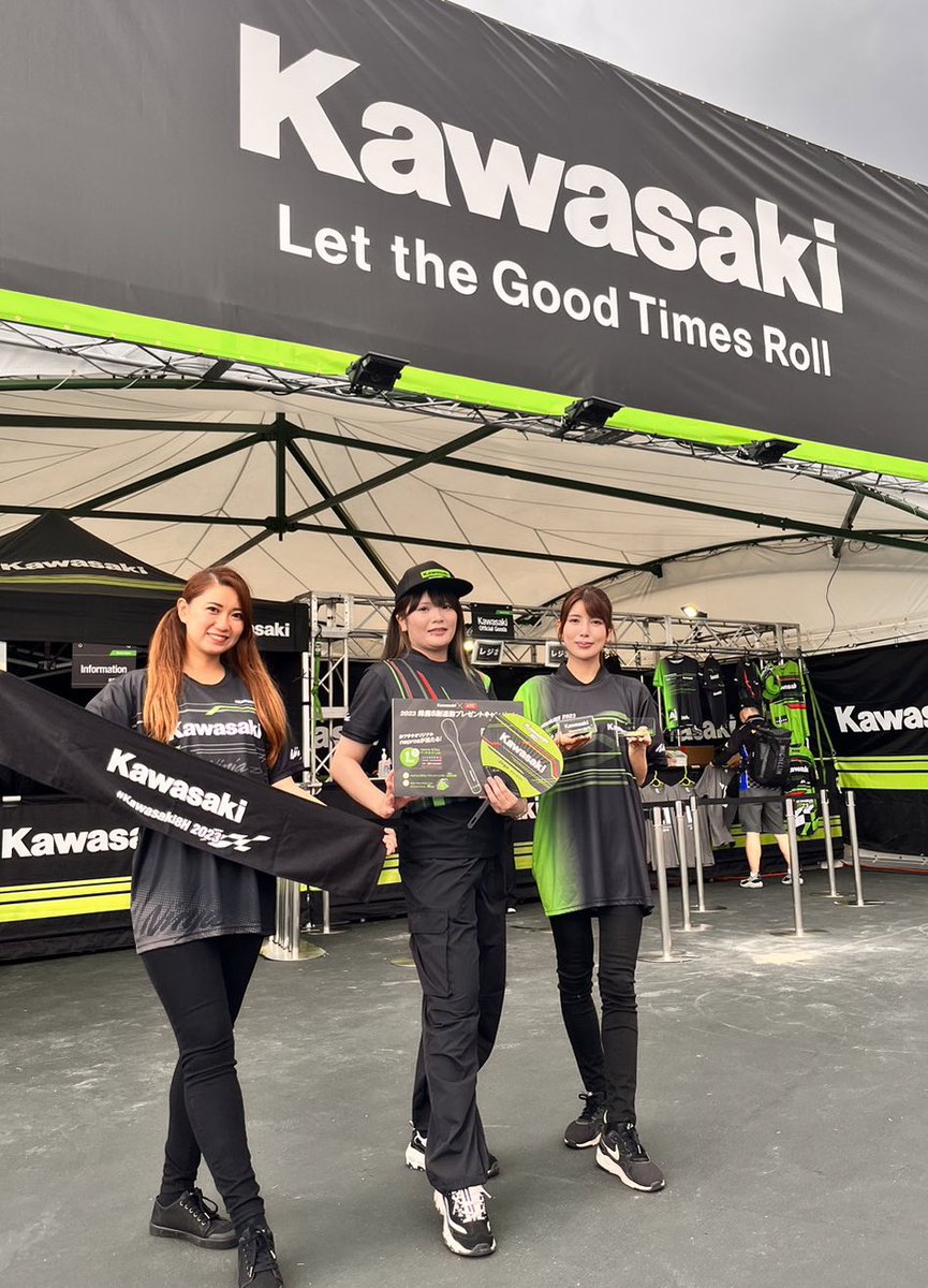 カワサキオフィシャルグッズ】 鈴鹿8耐カワサキ応援Tシャツ 現在3種類