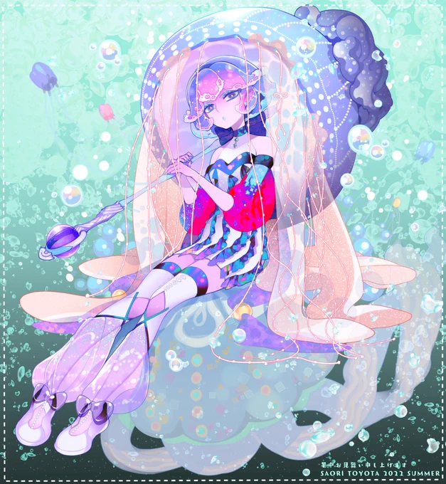 今日も暑いので涼しい絵をあげておきますね!