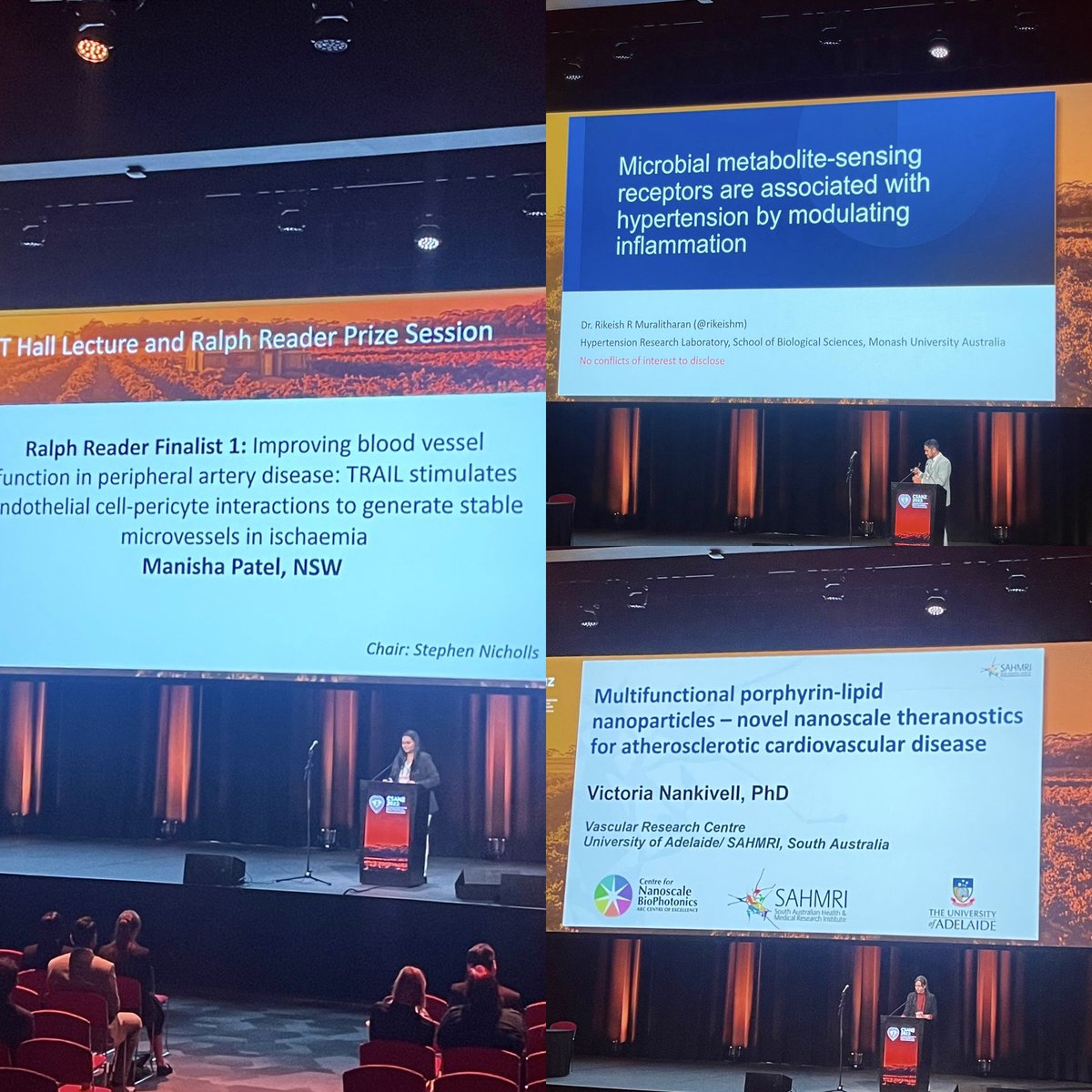 Dr Jocelyne Mulangala (@jomulangala) on Twitter photo Stellar presentations from this years #CSANZ23 Ralph Reader Finalists! 👏🏽Good luck to all! <a href="/manisha_spatil/">Manisha Patil</a> <a href="/rikeishm/">Rikeish R. Muralitharan MD, PhD</a> <a href="/VictoriaNankiv/">Victoria Nankivell</a>
<a href="/thecsanz/">CSANZ</a> Stellar presentations from this years #CSANZ23 Ralph Reader Finalists! 👏🏽Good luck to all! <a href="/manisha_spatil/">Manisha Patil</a> <a href="/rikeishm/">Rikeish R. Muralitharan MD, PhD</a> <a href="/VictoriaNankiv/">Victoria Nankivell</a>
<a href="/thecsanz/">CSANZ</a>