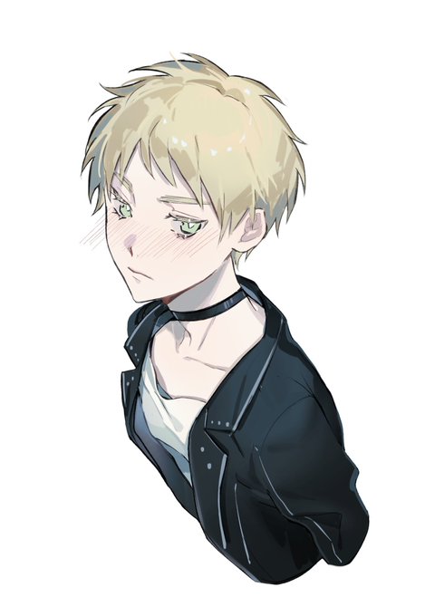 「blonde hair leather」 illustration images(Latest)