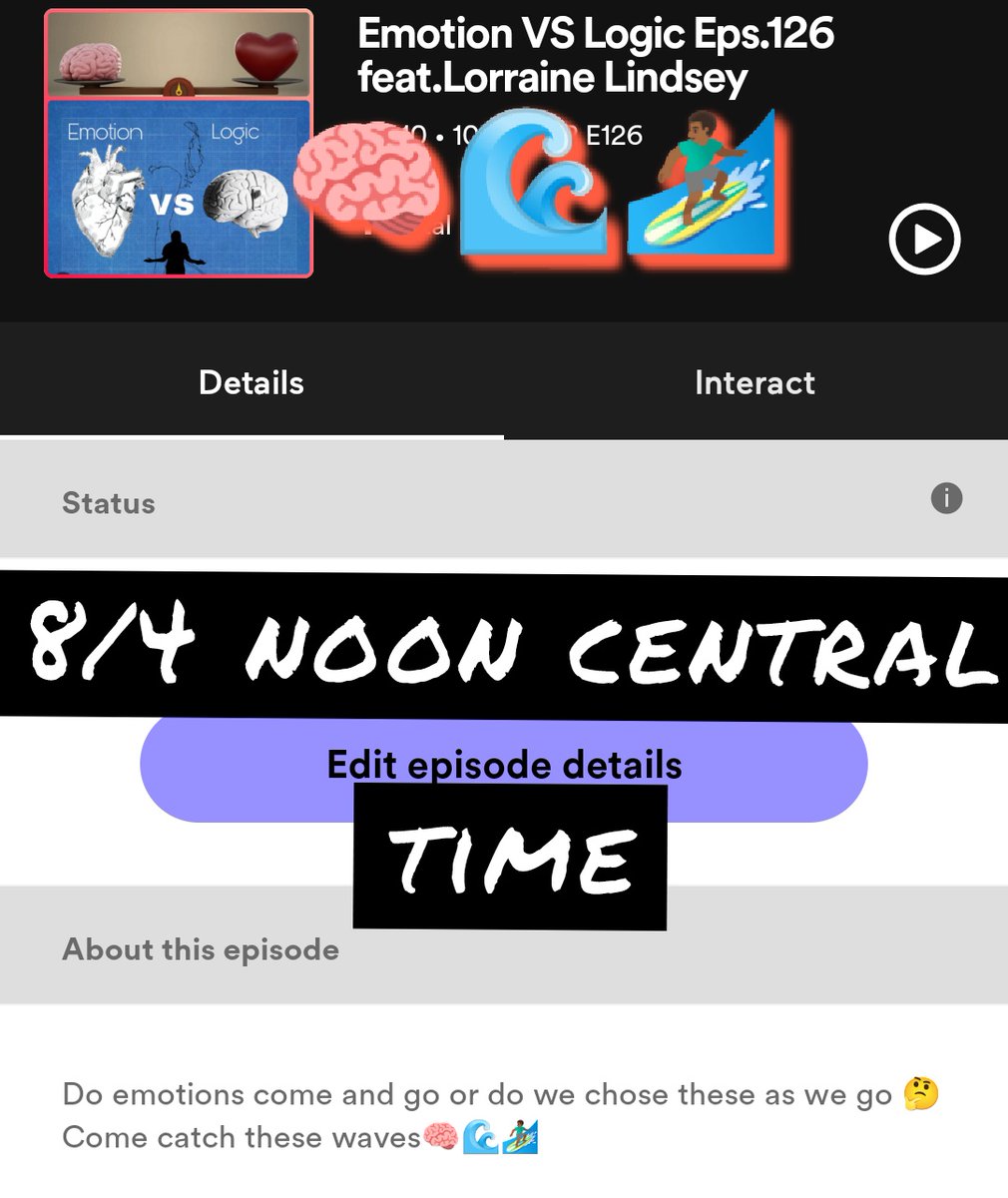 BrainSurfinPod's tweet image. #logicvsemotion 
#fyp
#podcast