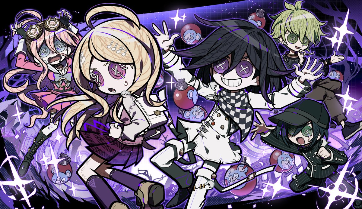 サメヤマ次郎さん(@smymji6)が ニューダンガンロンパV3コラボの