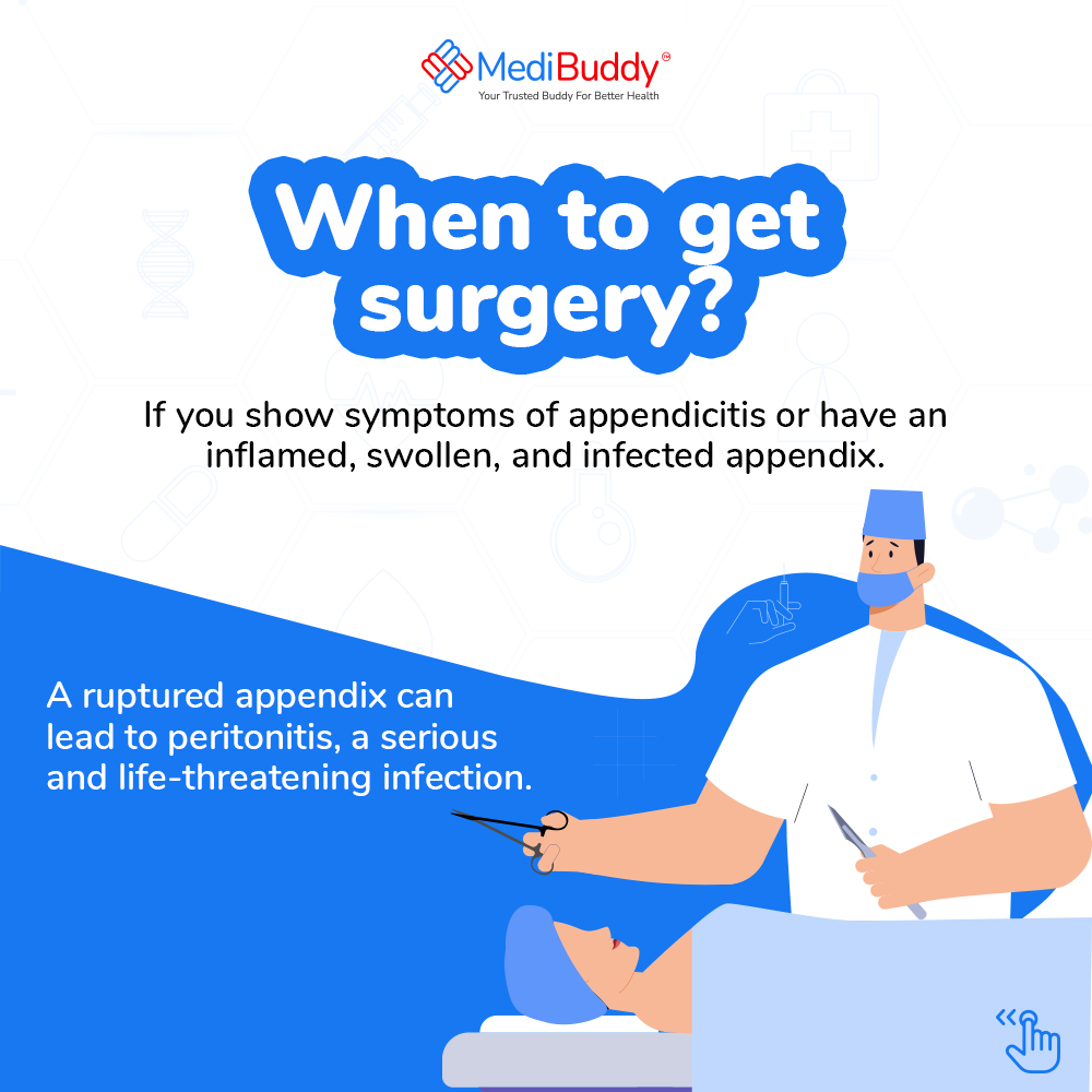 MediBuddyapp's tweet photo. Don't let appendicitis hold you back!  Take a step towards swift recovery and consult with our expert surgeons today, for free.
Fill out this form to get a callback!
https://t.co/fmHvENEx5Y
#ExpertConsult #SurgeryWithCare #MediBuddy  #appendix #abdominalpain #trending https://t.co/h1v57GDOAc