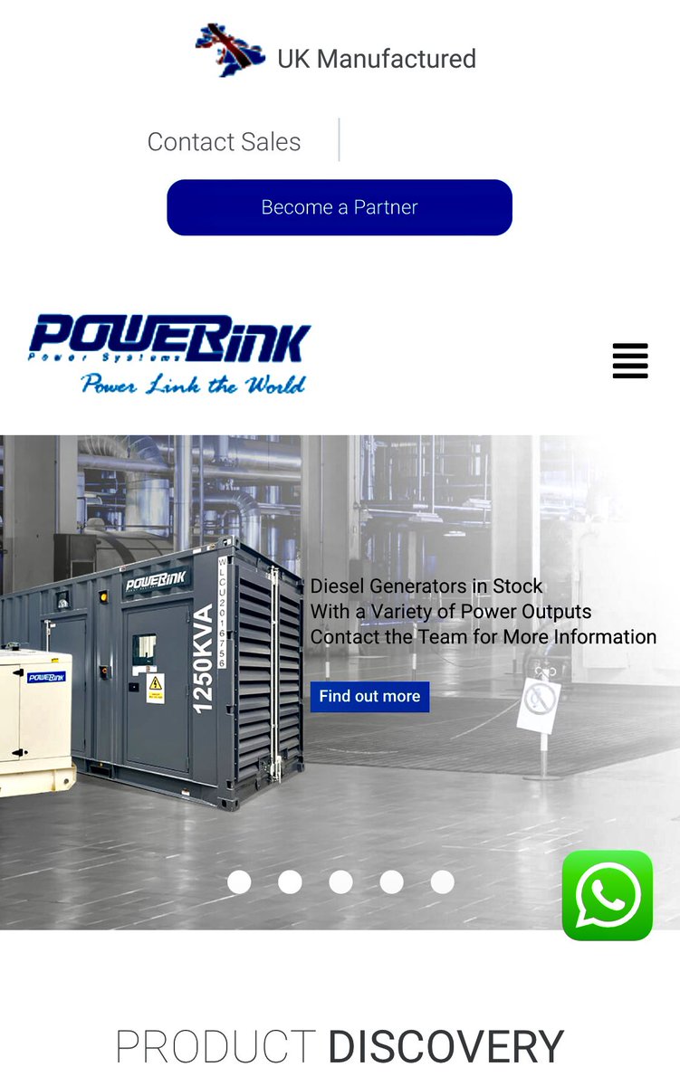 Stroomzaken's tweet photo. Gezocht agent en/of dealers voor Nederland. Productie in UK, 10 tot 1000 kVA onmiddelijk leverbaar.
Bel: +31(0)174-631120
Mail: peter@powerlinkworld.co.uk
Web: https://t.co/3XL93JYVhj https://t.co/A0VkLmZDWW