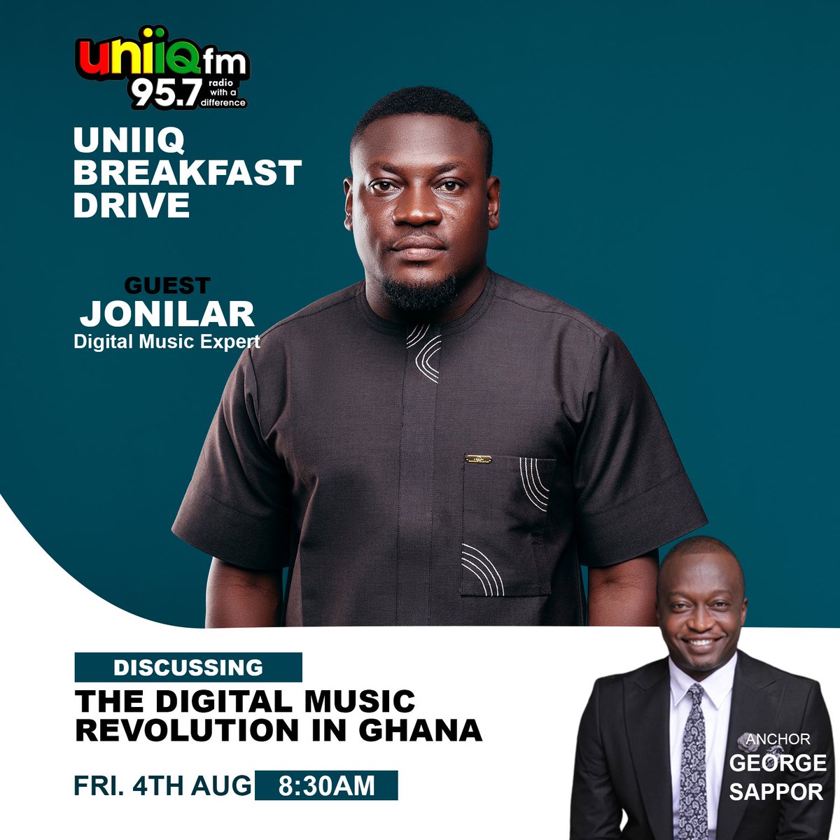 Coming up this morning on @Uniiqfm . The Digital music conversation continues. More lessons: Instagram.com/DmeSeries 📚