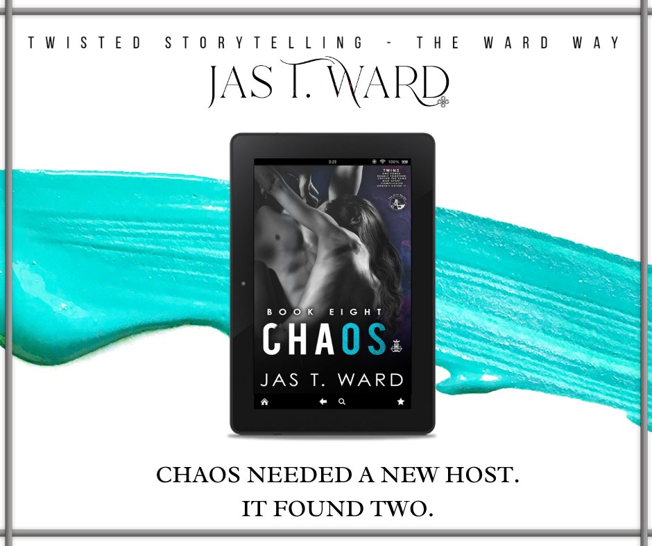𝐂𝐡𝐚𝐨𝐬 (𝐓𝐡𝐞 𝐆𝐫𝐢𝐝 𝐒𝐞𝐫𝐢𝐞𝐬 𝐁𝐨𝐨𝐤 𝟖 ) - books2read.com/WardChaos

𝐓𝐰𝐨 𝐭𝐰𝐢𝐧 𝐬𝐨𝐮𝐥𝐬 𝐬𝐡𝐚𝐫𝐞 𝐨𝐧𝐞 𝐝𝐚𝐫𝐤 𝐩𝐨𝐰𝐞𝐫. 𝐓𝐡𝐞 𝐞𝐧𝐝 𝐨𝐟 𝐭𝐡𝐞 𝐰𝐨𝐫𝐥𝐝 𝐢𝐬 𝐚𝐫𝐨𝐮𝐧𝐝 𝐭𝐡𝐞 𝐜𝐨𝐫𝐧𝐞𝐫. 

<a href="/JasTWard/">Jas T. Ward</a>