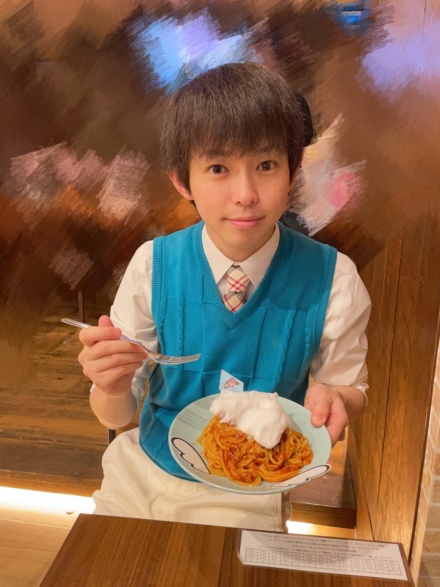 偶然に偶然が偶然重なって山木透くんと一緒にコラボカフェに行くことが