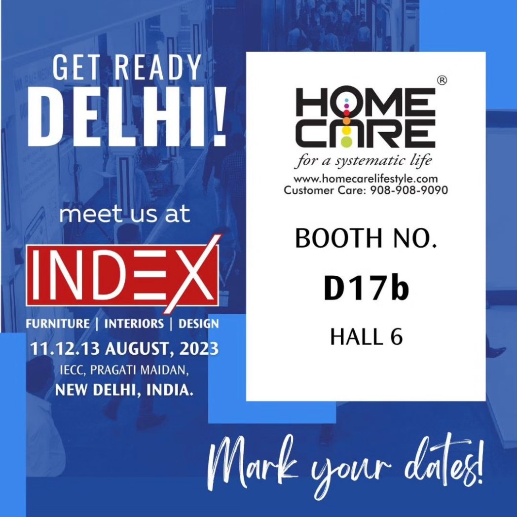 indexplusfairs's tweet photo. Visit "Home Care" as they showcase their latest products at Index fairs in IECC, Pragati Maidan, New Delhi from 11th to 13th August 2023. 
#Indexfairs #Index2023 #HomeCare #pragatimaidan #Newdelhi #Design #Interiordesigners #Architects #IECC #India #Internationaltradefair https://t.co/Mb2BD9vQRt