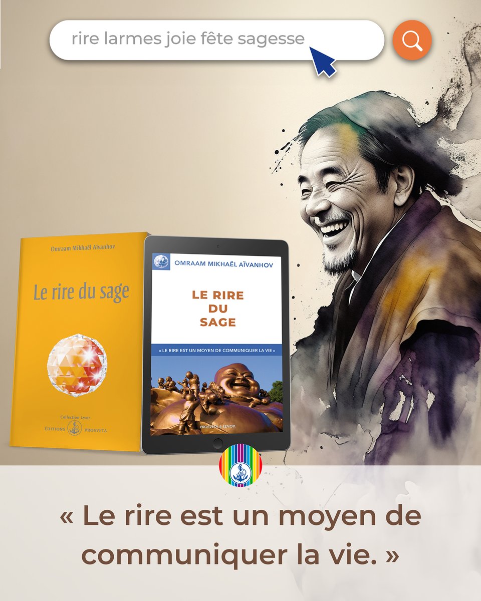 EditionProsveta's tweet photo. Il y a dans le rire lui des énergies vivantes qui nourrissent le cerveau. À (re)découvrir @ https://t.co/qBrMWAyWrk - #aivanhov #prosveta #spiritualité #méditation #sagesse #sensdelavie https://t.co/o8fHe4T9Jx