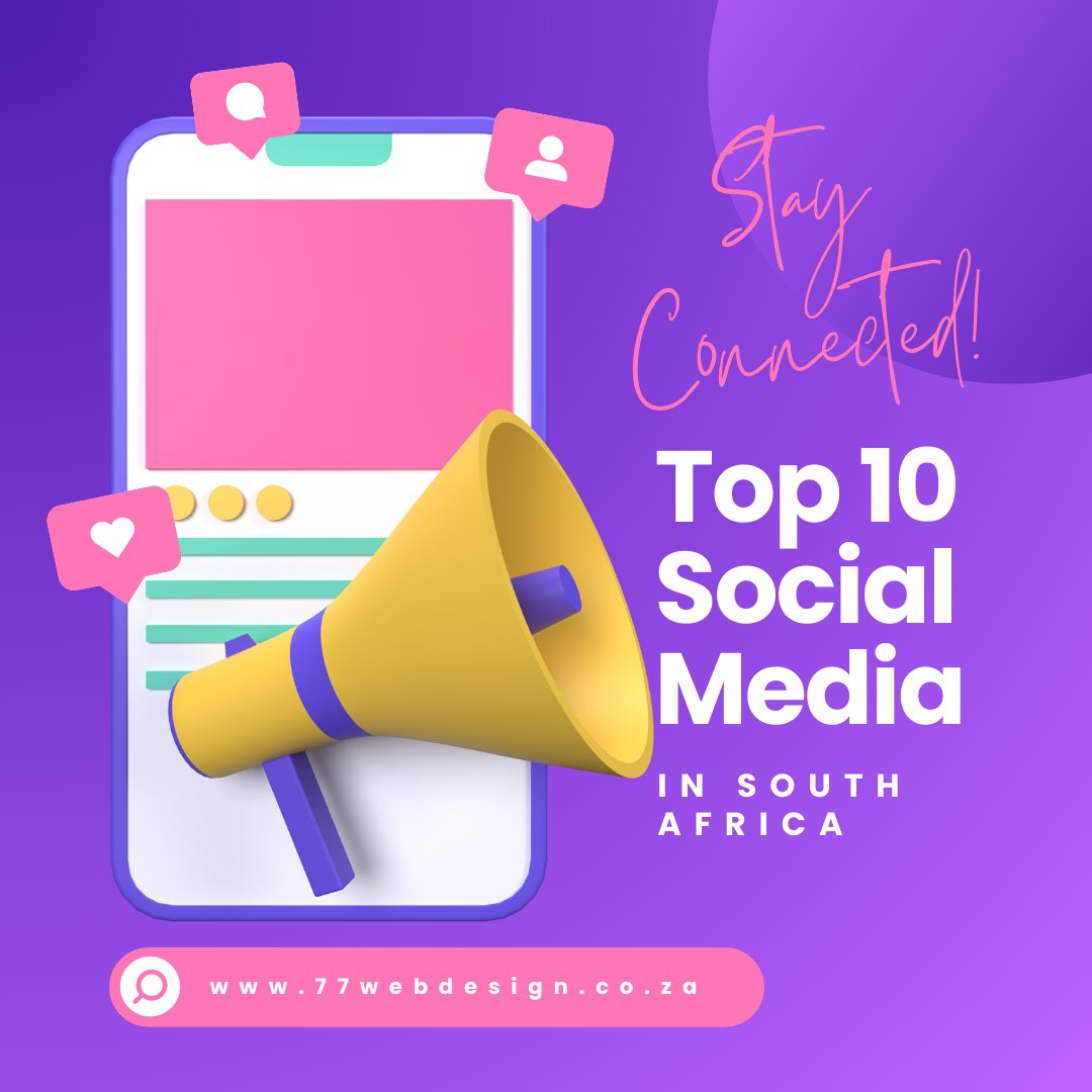 seventysevenweb's tweet photo. View the top 10 social media platforms for South Africa.
https://t.co/POp8mAnDOk 
#top10socails #seventy7webdesign https://t.co/3Iwk3LtlXL