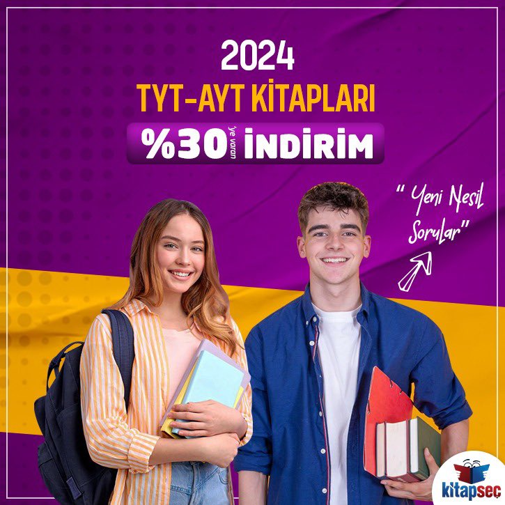KitapSec's tweet image. 📕2024 Tyt - Ayt Kitapları 
📌%50'ye varan indirim
📦299₺ üzeri KARGO BEDAVA!
🏠 Kapıda Ödeme Seçeneği
💳 Kredi Kartına 9 Taksit imkanı

#tyt #ayt #2024tayfa #kitapseç #kitapseccom