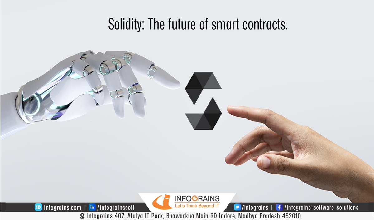 infograinssoft's tweet image. 💡 Solidity: The Future of Smart Contracts 🌐

🚀 Embrace the power of blockchain programming and revolutionize transactions. Step into the era of smart contract innovation!

For more details: lnkd.in/dqMftBvQ

#Solidity #SmartContracts #BlockchainProgramming…