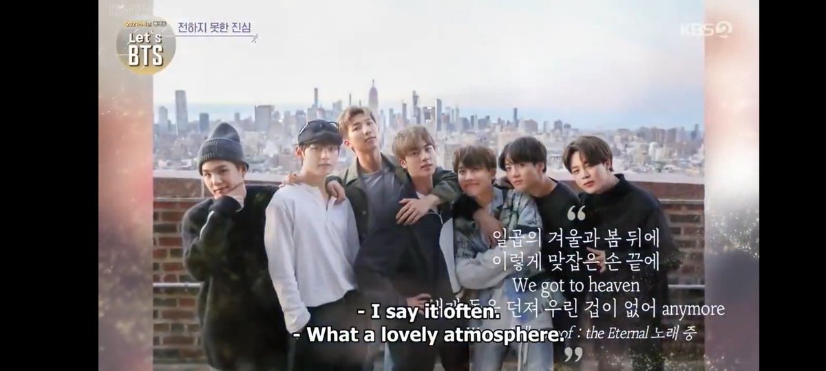 Please i love them so much!! 😭😭😭 I'm glad i watched it now ofc it was perfect for that time but in 2023 when i miss my ot7 BTS it healed me too 😭💜💜 #LetsBTS