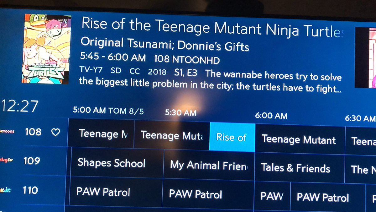 musicmagic175's tweet photo. Guys guys guys! Even if it’s just one it’s great! But can someone check that day out to see? #rottmnt #SaveRiseofTMNT #RiseoftheTeenageMutantNinjaTurtles #Riseseason3 https://t.co/GagC1d7gb4