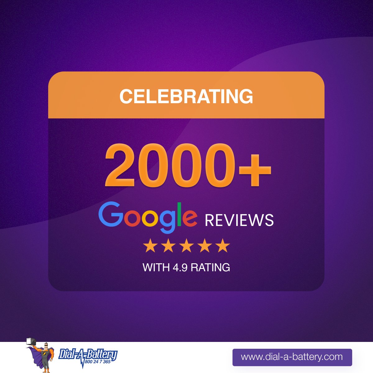 dialabattery's tweet photo. Celebrating Success with You! We are thrilled to have reached over 2000+ reviews on Google, with a fantastic 4.9-star rating! Your feedback helps us grow, improve, and strive to deliver exceptional services

#dialabattery #Dubai #sharjah #abudhabi #GoogleRating #happycustomers https://t.co/8RvITID75M