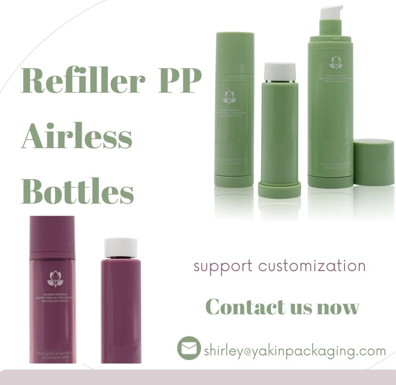 yakinpackaging's tweet photo. New Model PP refiller airless bottle

Volume: 100ml,50ml,30ml
Material: PP/ PCR
Color: customized injection color 
MOQ: 10000PCS per size
Application: skincare or cosmetic packaging
Decoration: silk printing , hot stamp
Quality: 100% inspection https://t.co/Ez96vxablN