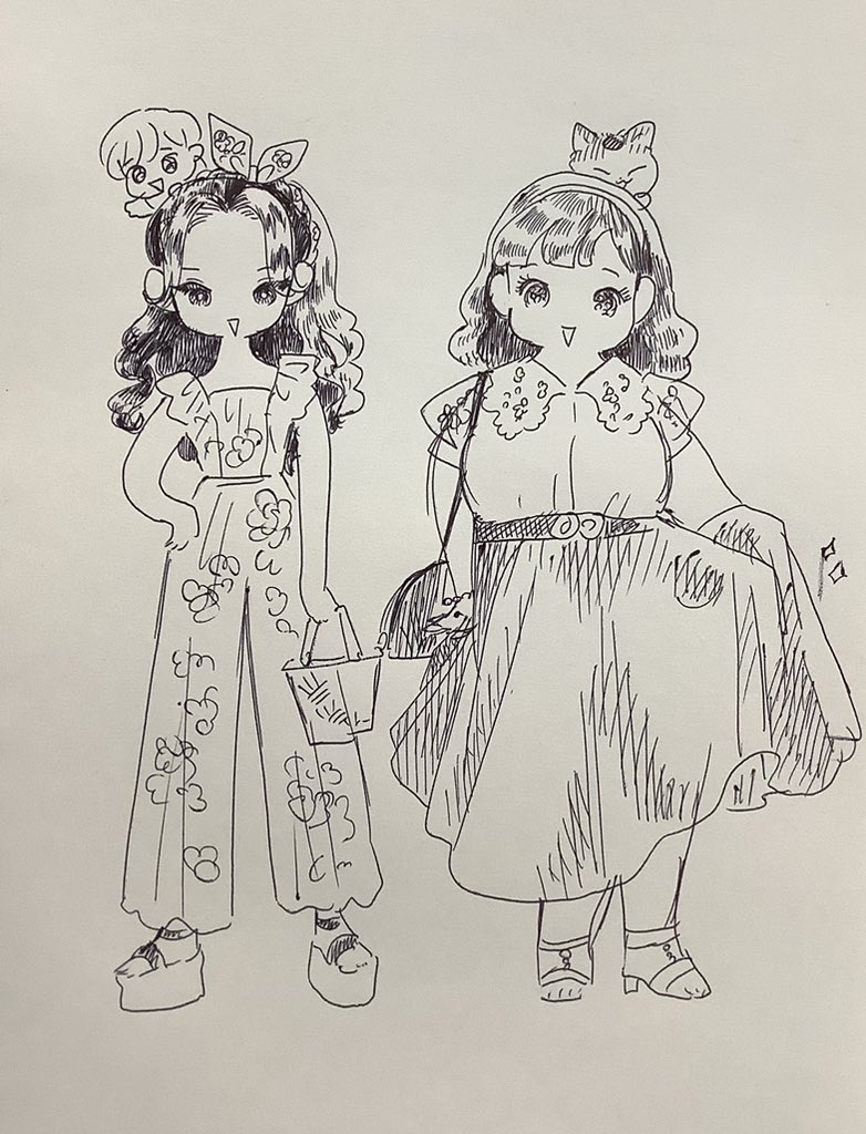 夏の沙羅ちゃん、みかりん (夏のトレンド教えて〜)