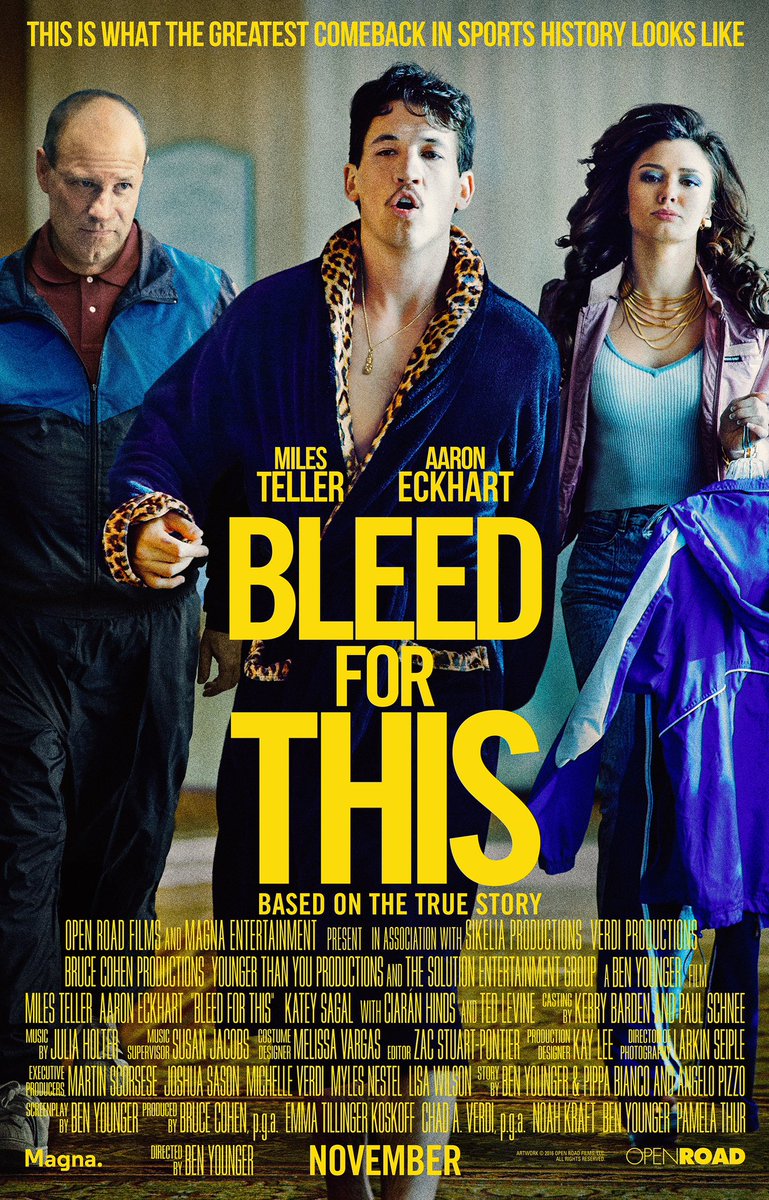 AmbrosiniJoey's tweet photo. Tonight’s movie pick is dedicated to my decision in training for boxing. I’d like to thank my friend, Tony "TNT" Grano, for agreeing to show me the ropes and I can’t wait to get started.
#BleedForThis #VinnyPaz #TonyGrano #Boxing #ActorsLife https://t.co/oYkDM6bVnj