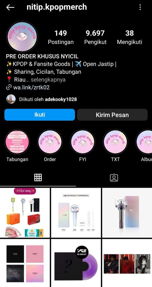 minwonuuw's tweet photo. Hallo gais, bantu qrt. 

Akun ini udah nipu kurang lebih 170 orang, ada banyak macam macam merch kpop yang dia jual. 

#penipuan #scam #merchkpop #os #yunitasari https://t.co/jwRiJyee4e
