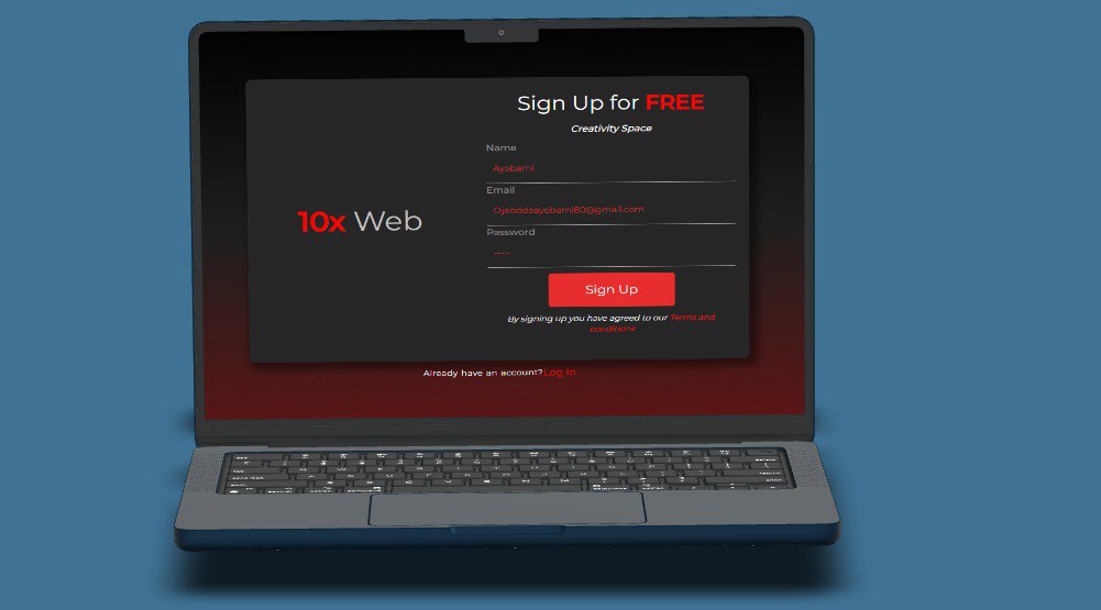 OjebodeAyobami's tweet image. Day 01/100

🚀 Just designed a sleek sign-up form on Bubble.io! 💻✨ User-friendly and hassle-free. Join us today! 🌐📝
#WebsiteDevelopment #Bubble #SignUpForm #UserExperience #WebDesign #needadeveloper #WebsiteBuilder 

#DailyUI