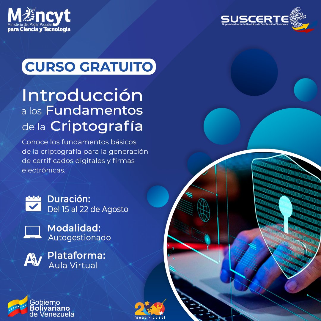 Gabrielasjr's tweet photo. Sabías que las carreras más demandas para el futuro están vinculadas a la Seguridad Informática? 

1- Ingeniero de Seguridad de Redes.
2- Analista de Seguridad y Cibernética.
3- Gerente de Seguridad Cibernética.
4- Arquitecto de seguridad.
5- Director de seguridad de la información.

Universalmente la protección de los datos, la privacidad, la confiabilidad, la transparencia de los datos, así  como la ética en el ejercio de la vida digital tienen que estar como práctica diaria entre los profesionales de ciberseguridad. Deberán estar capacitados y sensibilizados con el rol que deben asumir en una sociedad digital, que necesitará combatir con ataques cibernéticos maliciosos y el uso racional de las TICS.

A traves de @SUSCERTE te invitamos a formarte en las distintas áreas de la seguridad informática.

Regístrate en el Aula Virtual y sácale provecho a nuestra oferta formativa digital.

Inscripciones abiertas hasta el viernes 11 de agosto.

Inscribete aquí: https://t.co/0g8KrL5RLu