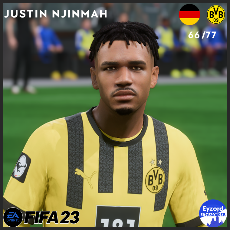Justin Njinmah - Facemod FIFA 23

66 OVR >> 77 POT 🔥

Free for everyone ✔️
Download:
buymeacoffee.com/EyzordFaces/e/…

you can also join my BMC for €5 per month and have access to all my facemods.

 #Fifa23 #Fifafaces #Fifamods #facemaker #customface #FIFA23 #FIFA