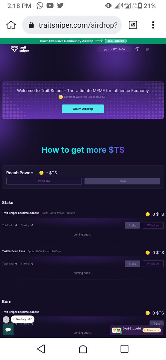 🎉Thanks <a href="/traitsnipergame/">Trait Sniper 🟣💎🟠</a> 
💎Wow, my Twitter account is worth a fortune! How about yours? 
🔗 Claim your airdrop $TS here 👉 traitsniper.com/airdrop?u=10Io… #Traitsniper #TS #F1DCX35T Hi my friend please join this project &amp; claim your $TS <a href="/ZalalUd29930580/">MD. ZALAL UDDIN</a> <a href="/MotiurR9/">Motiur Rahman</a> <a href="/SordarBillal/">Billal Sordar</a>